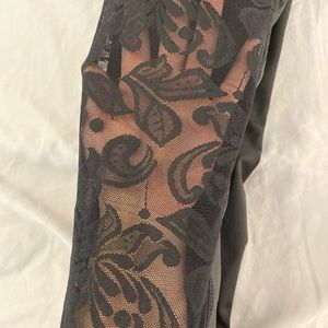 DYI high-waist, lace leggings